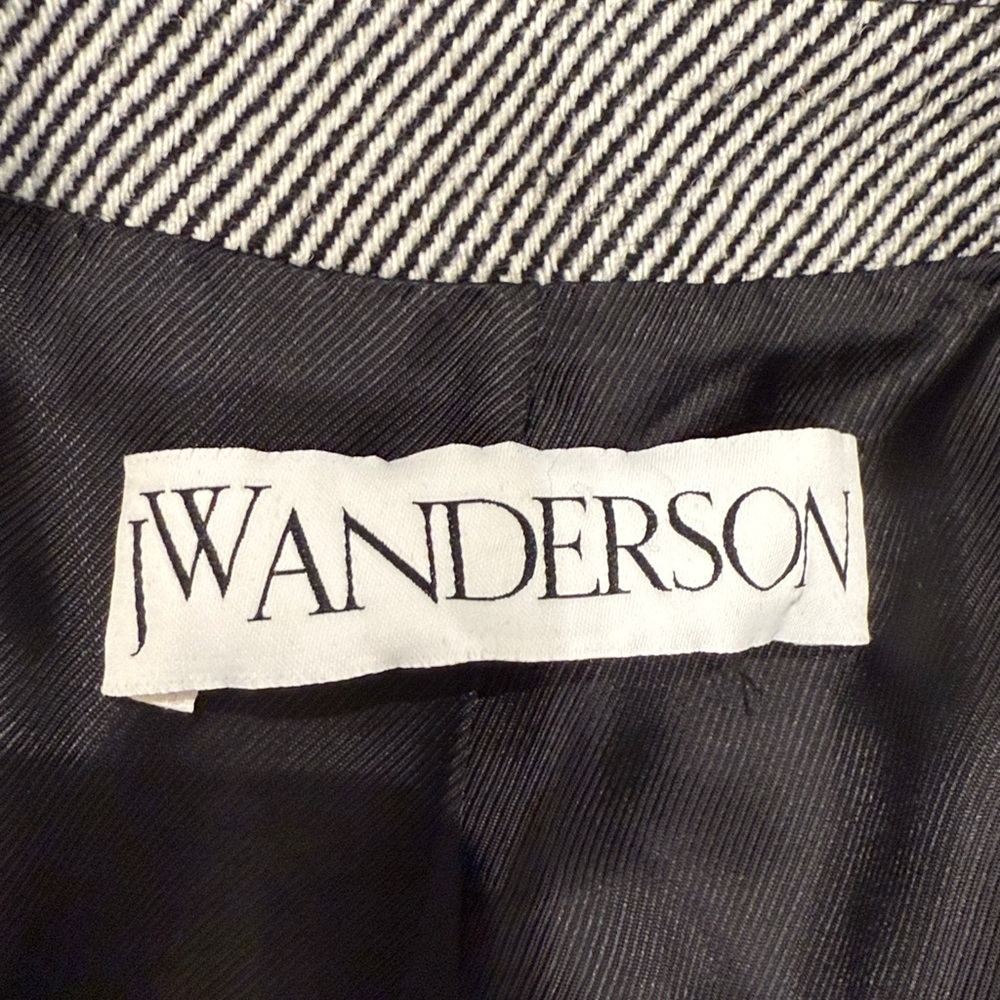 Jw Anderson Deconstructed Patchwork Blazer In Bla… - image 3